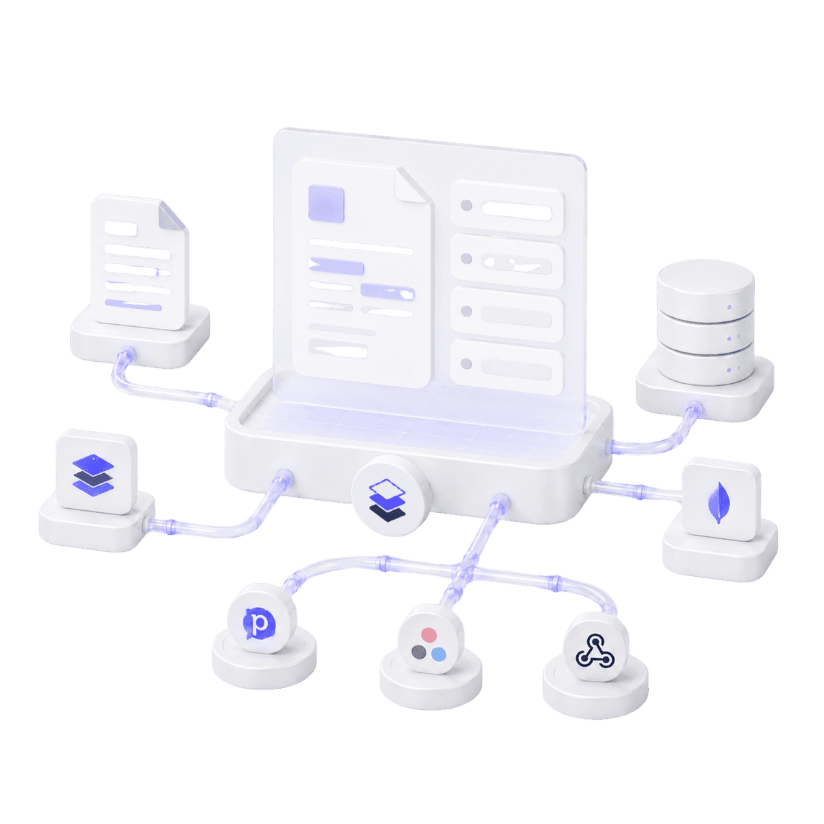 Delivering structured data to databases and integrations
